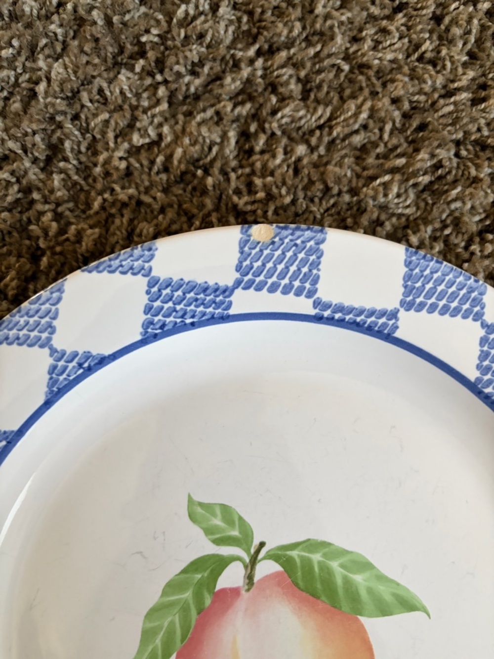 Pfaltzgraff Hopscotch Plates 10.5” - Peach - Picture 5 of 6